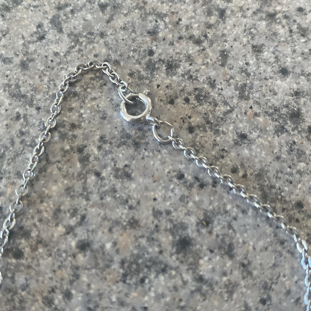 Silver Maple Leaf Necklace - image 4